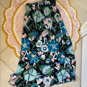 Ann Taylor Loft Tropical Floral Maxi Skirt